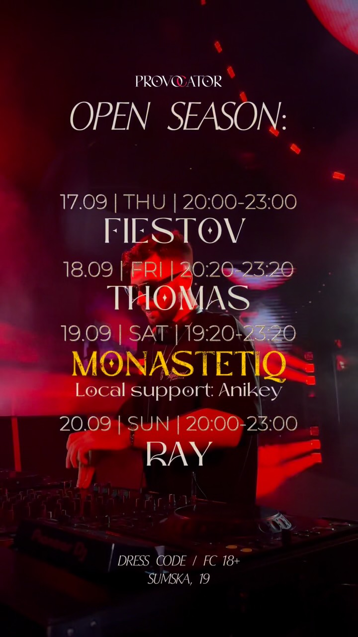 Official Open Season Week - DJ Monastetiq
